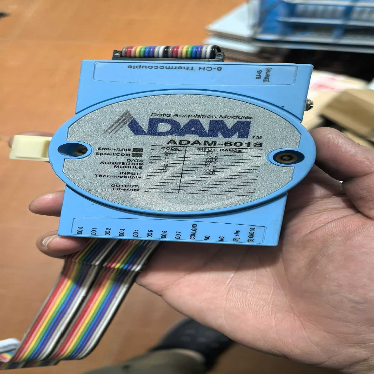 研华模拟量模块，ADAM-6018，功能正常，实图拍摄议价