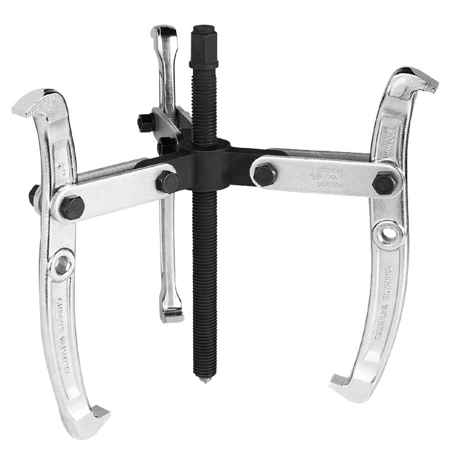 捷科3GP-75三爪拉马拉马器拔轮器滚珠轴承齿轮拆卸工具3寸