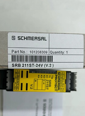 议价施迈赛安全继电器SRB211ST-24V（ V.2 ）订货号101208309全新