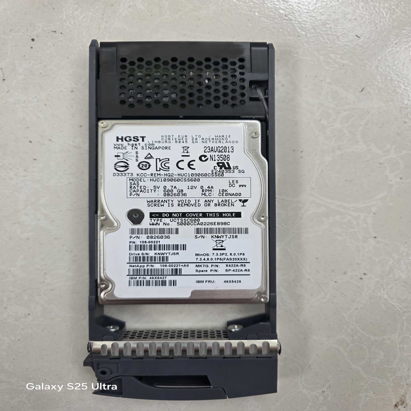 原装拆机NetApp600G10K2.5SASH--议价商品