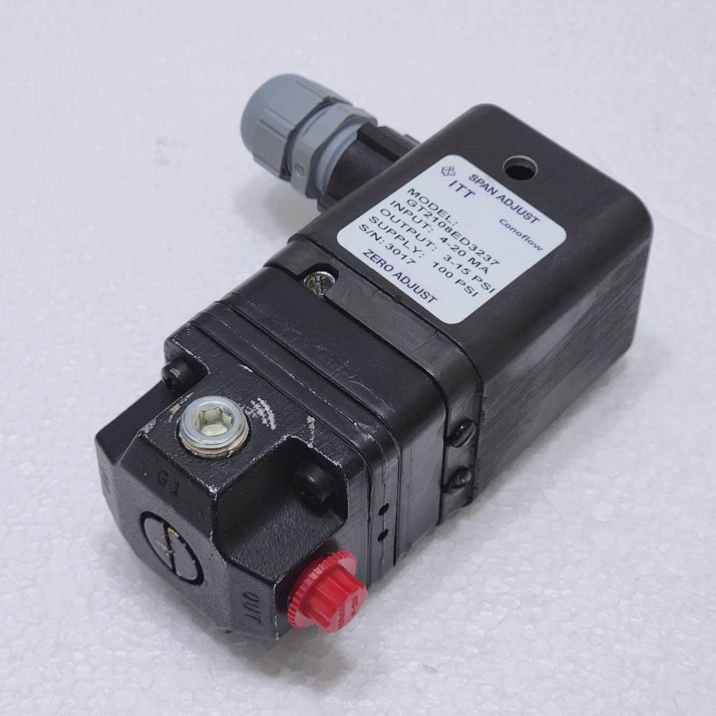 ITT Conoflow GT2108ED3237 Electro Pneumatic Transducer 420mA