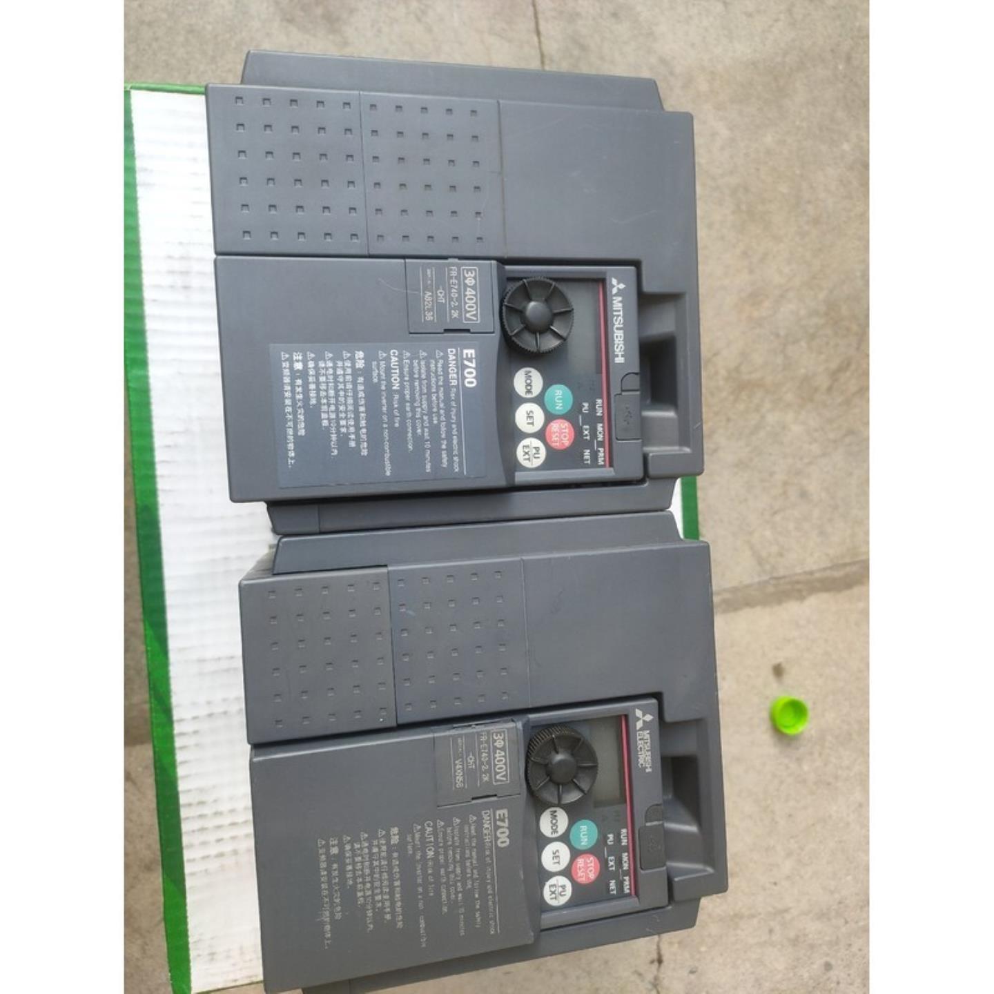 三菱e740变频器22kw380v两台成色如图实物拍摄