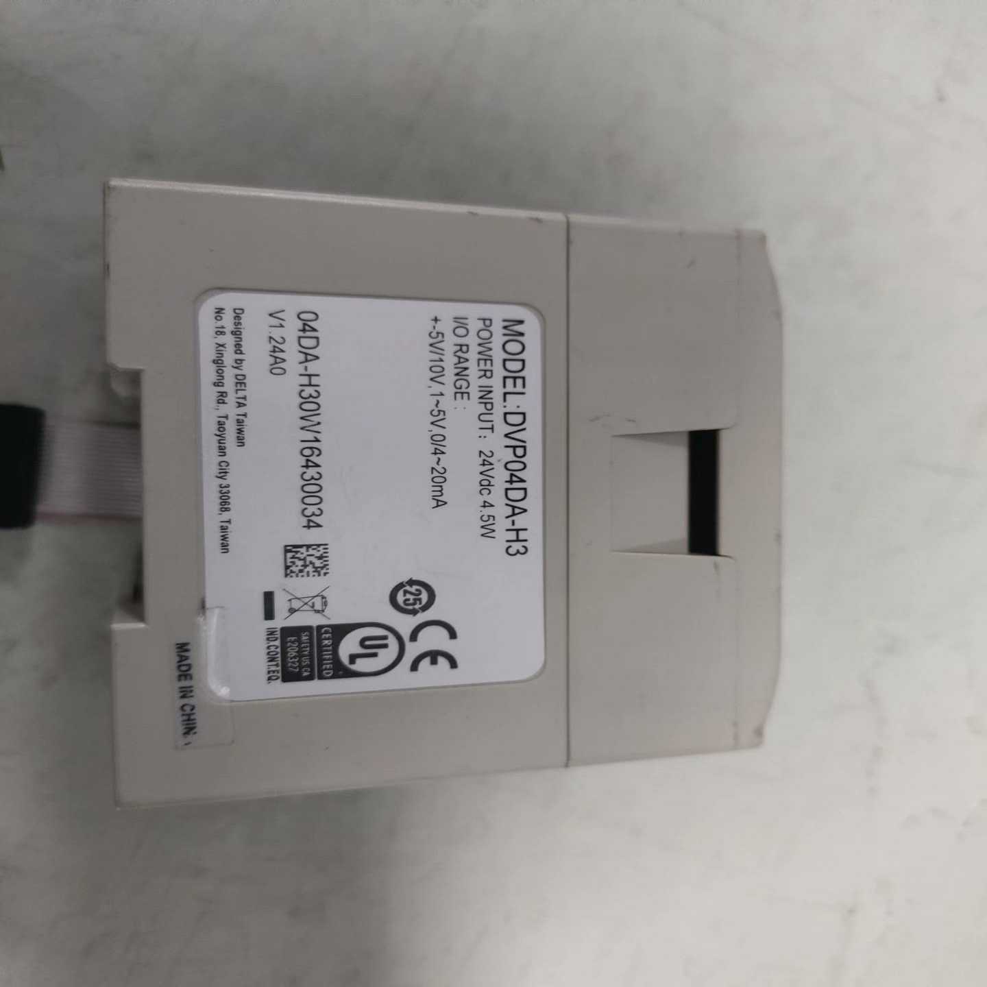 台达PLCDVP04DA-H3，二手拆机，功能包好，成色如