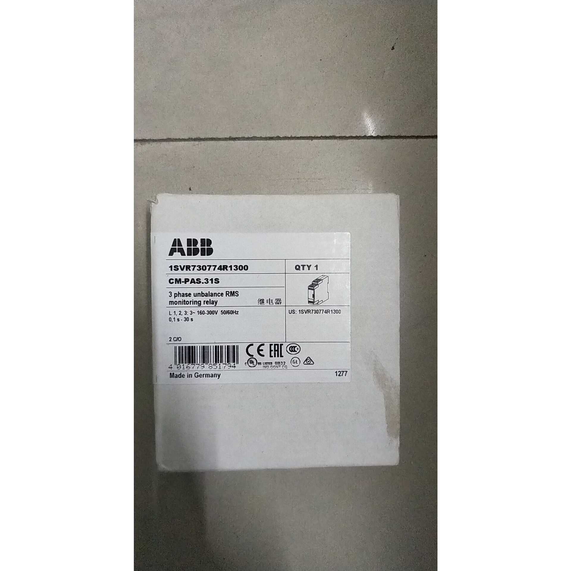 【请询价】全新原装正品  CM-PAS31S 1SVR730774R1300 现货*