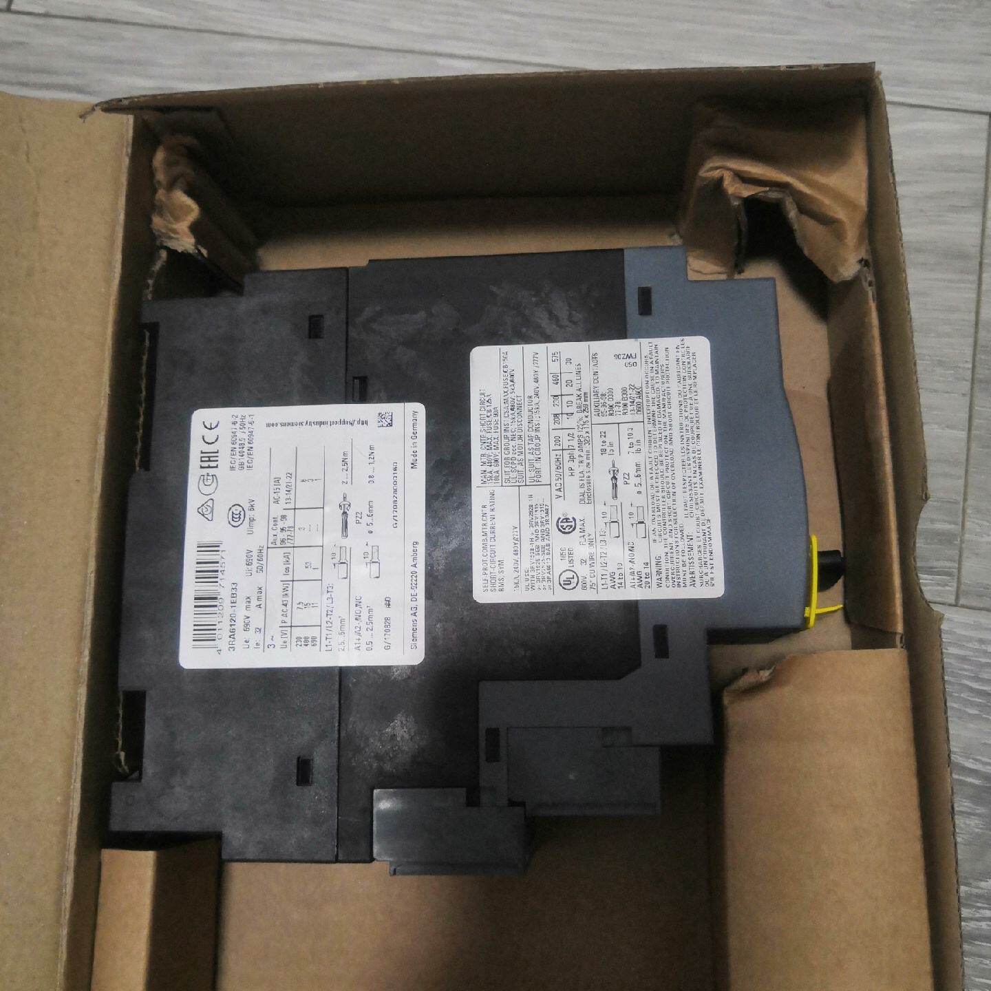 议价控制与保护开关电器3RA61201EB33议价