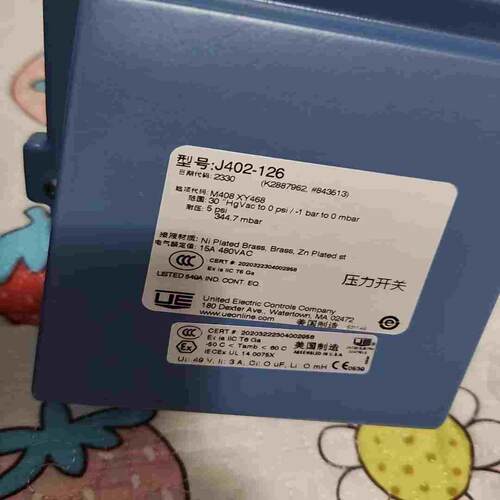UE压力开关 H100K-542，~询价