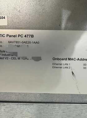 6AV7851-0AE20-1AA0橙色新功能完好，少量现货--议价商品