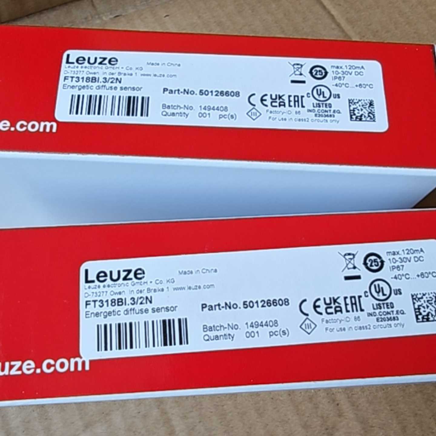 Leuze劳易测FT318BI.3/2N漫反射光电传感器，型--议价商品