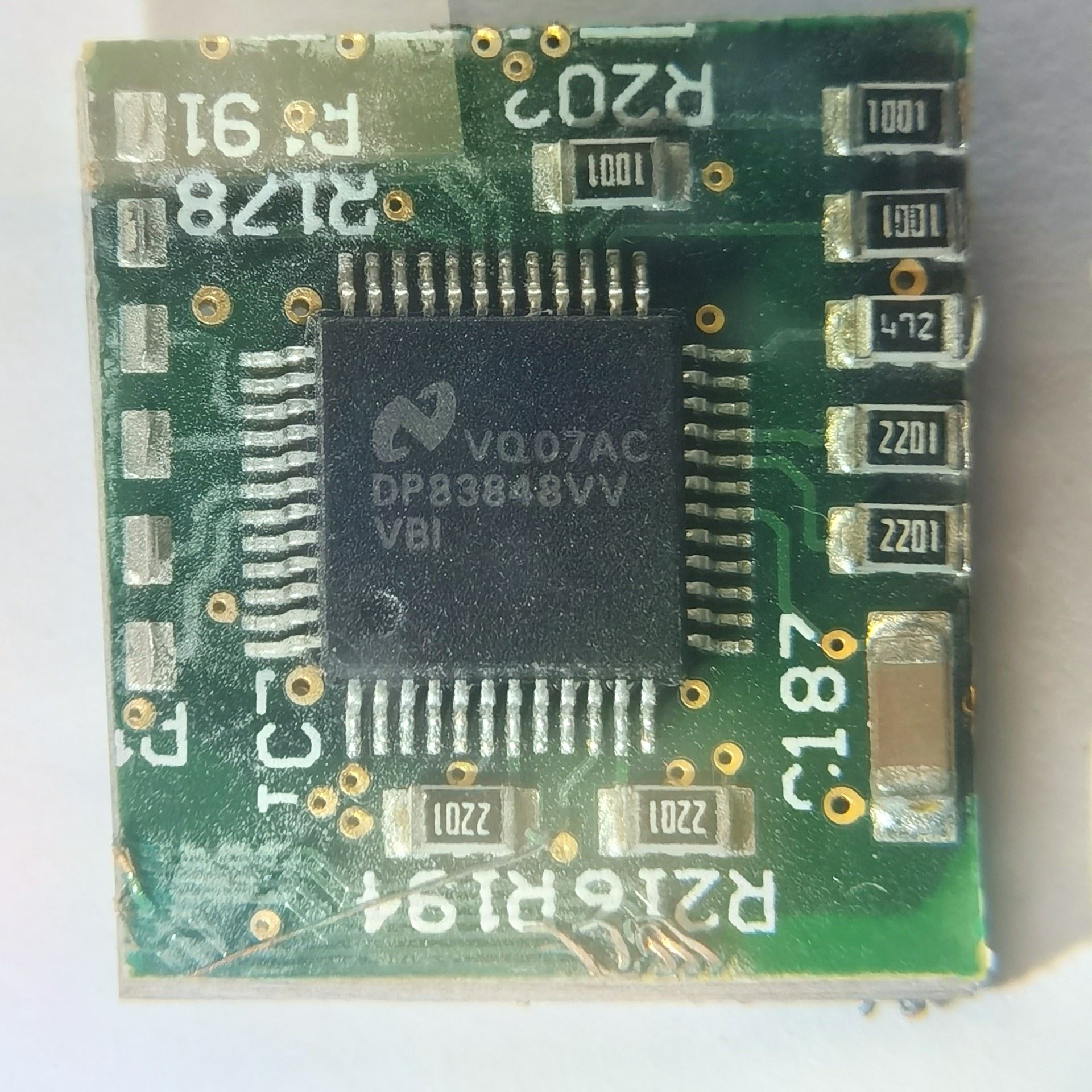 【请询价】DP83848VV  旧货带板