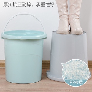 ZQ水桶透明手提家用加厚大号洗衣桶储水桶洗车圆桶塑料桶洗衣桶