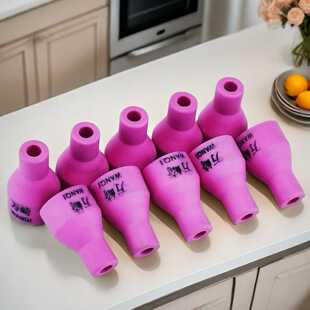 加厚焊枪瓷嘴qq150A焊嘴3465 46嘴氩弧焊开关磁嘴 30瓷咀加长9