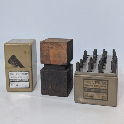 HansonHardenedSteelStamps,3Sets,3/32
