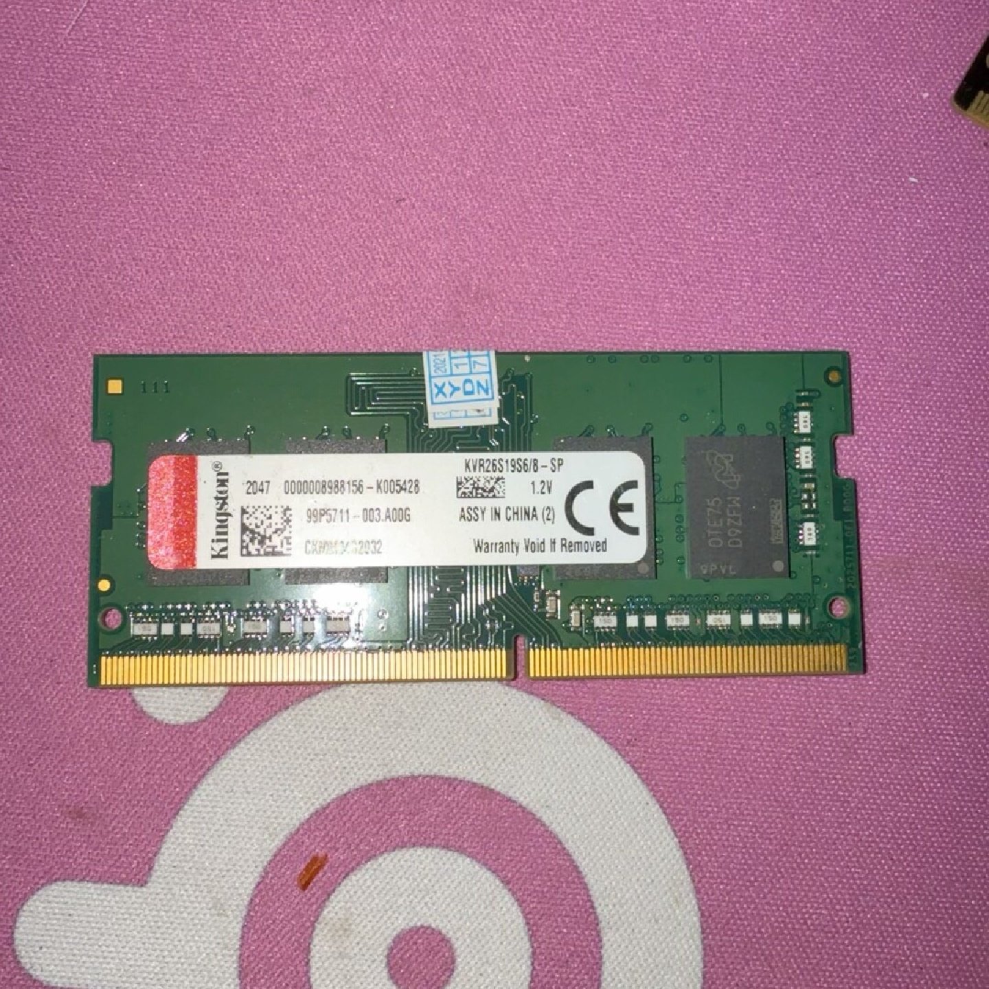 议价金士顿8GDDR4内存条KVR26S19S88SP议价