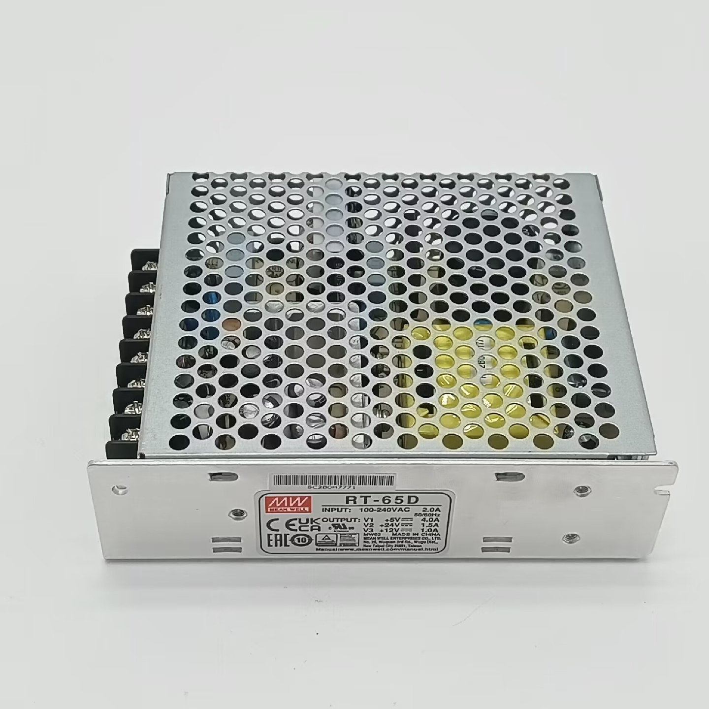 明纬RT-65A/65B/65C/65D三路开关电源60W5V/12V/15V/24V