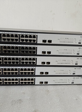 二手H3CS1224F24口千兆交换机2光口机架式-议价