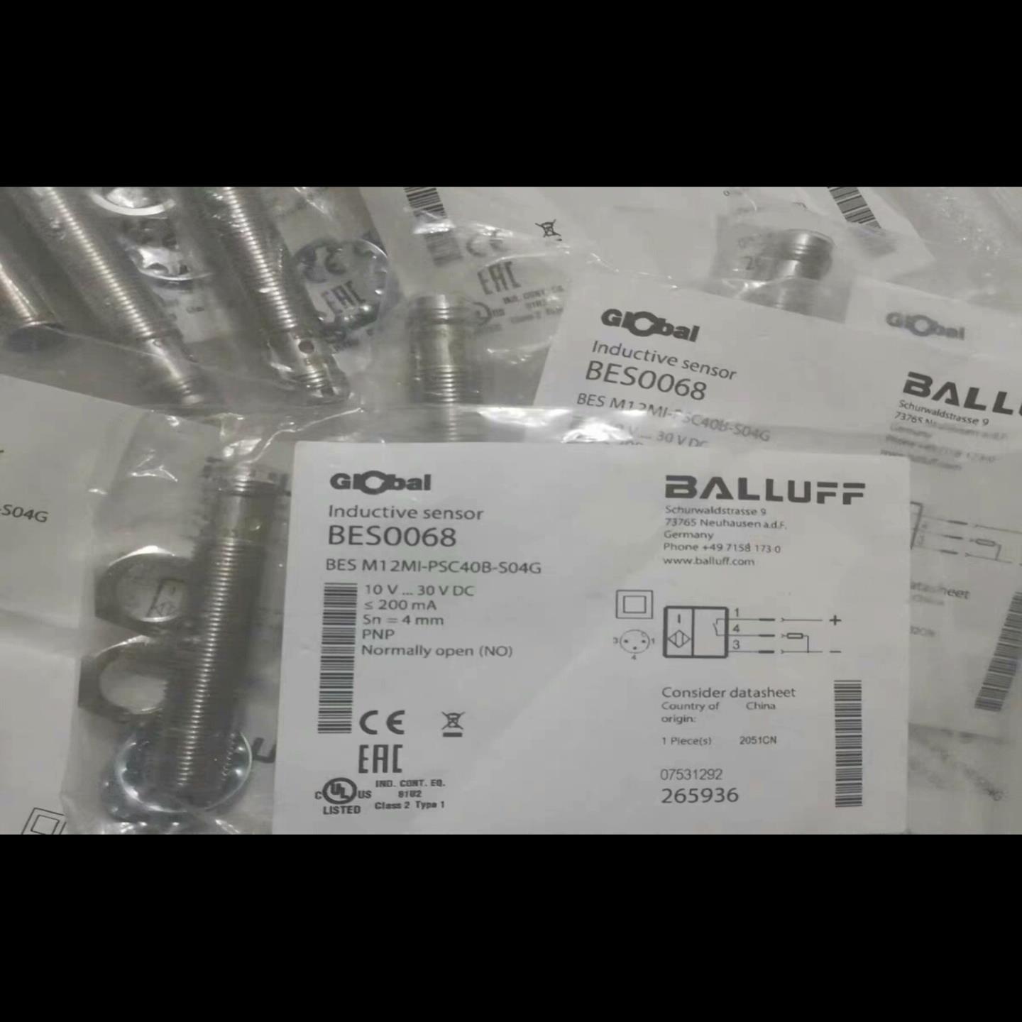 BALLUFF巴鲁夫接近开关BESM12MI-PSC20B