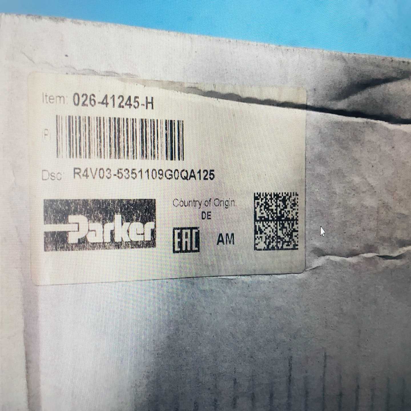 PARKER派克溢流阀R4V03-53310A1上海询价