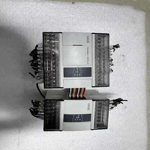 PLCXD3-32R-C主机和XD-E8YR扩展模块，