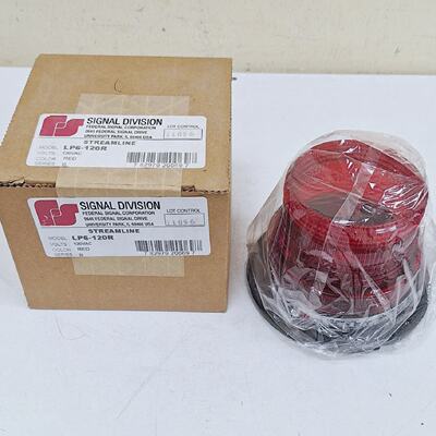 Federal Signal LP6 StreamLine  LP6120R Beacon 120VAC Red