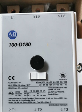 议价当天发货AB100-E190KD11 替代100-D180D00 100-D18D11 接触器