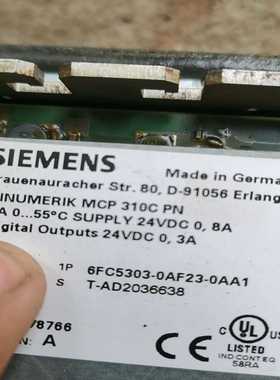 828d面板mcp310c pn订货号6fc5303-拍前询价