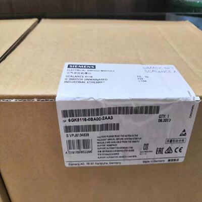 议价全新 6GK5116-0BA00-2AA3西门子SCALANCE X116 非管理型 IE交