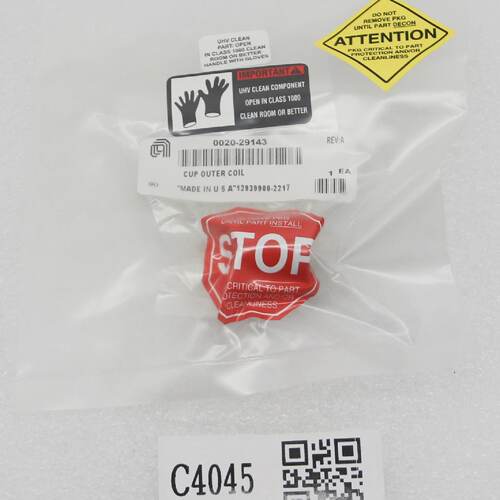 C4045 APPLIED MATERIALS CUP OUTER RIGID COIL SUPPORT SST VEC