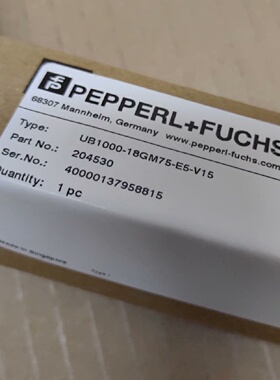 议价UB1000-18GM75-E5-V15倍加福超音波感测器 货号204530原装现