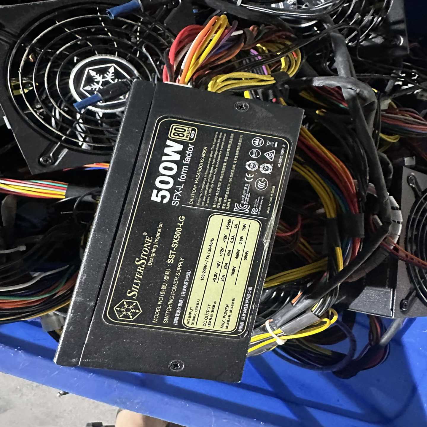 询价银欣SST-SX500-LG500W电源，80plus金牌
