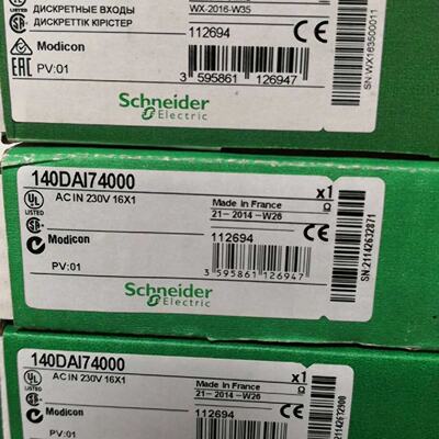 议价Schneider离散量输入模块140DAI74000 140DAI54000