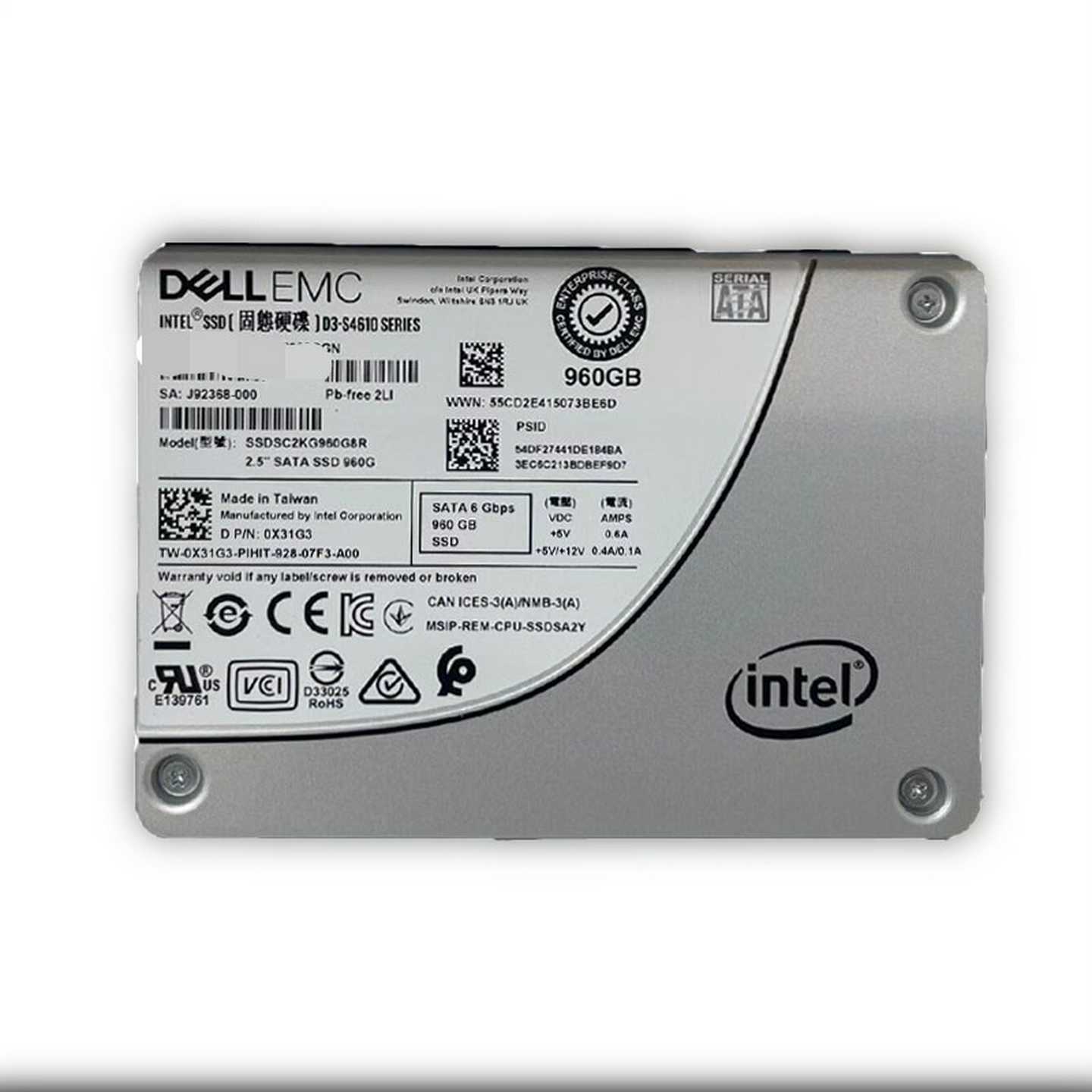 ntel戴尔S4610960G2.5SATA固态硬--议价商品