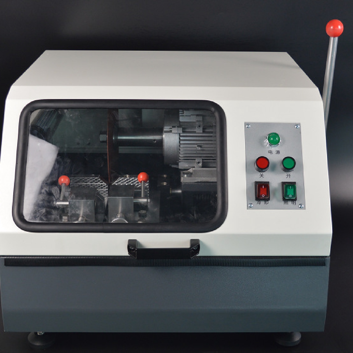 手拉快速金相试样切割机QG-65T型割截面65mm金相切割机