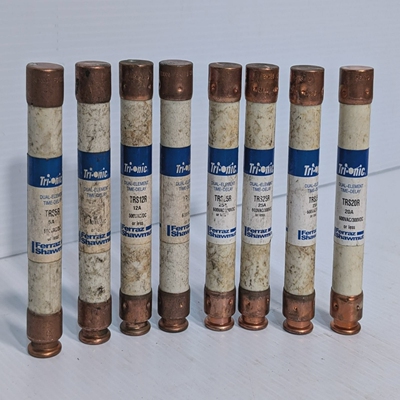 Lotof8FerrazShawmutFuses:3TRS25R,1TRS20R,1TRS12R,