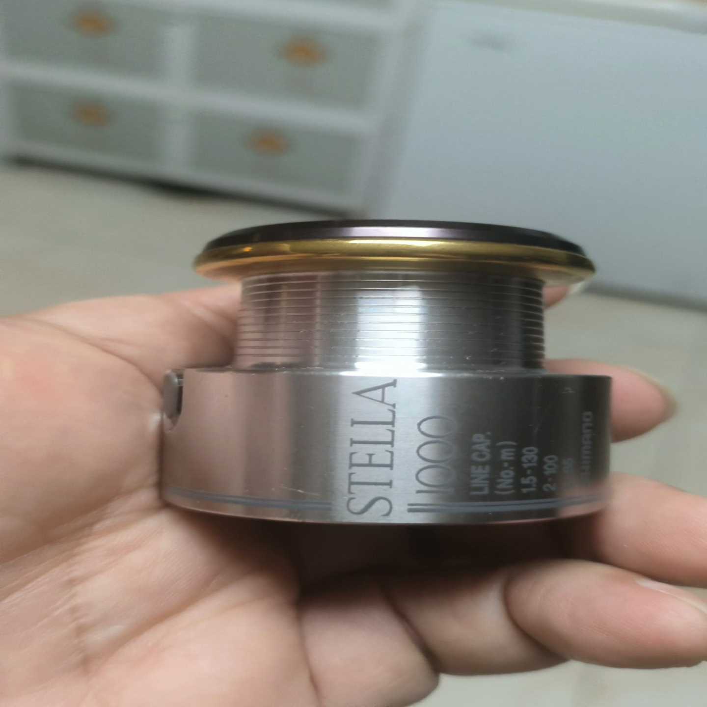 出一个禧玛诺92斯泰拉线杯，STELLA纺车轮原装线杯，10--议价商品