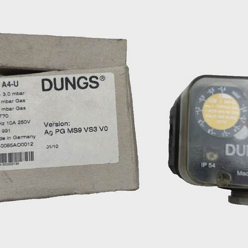 DUNGS Ggw 3 A4U 232991 Version AGPGMS9VS3V0 Pressure Switch