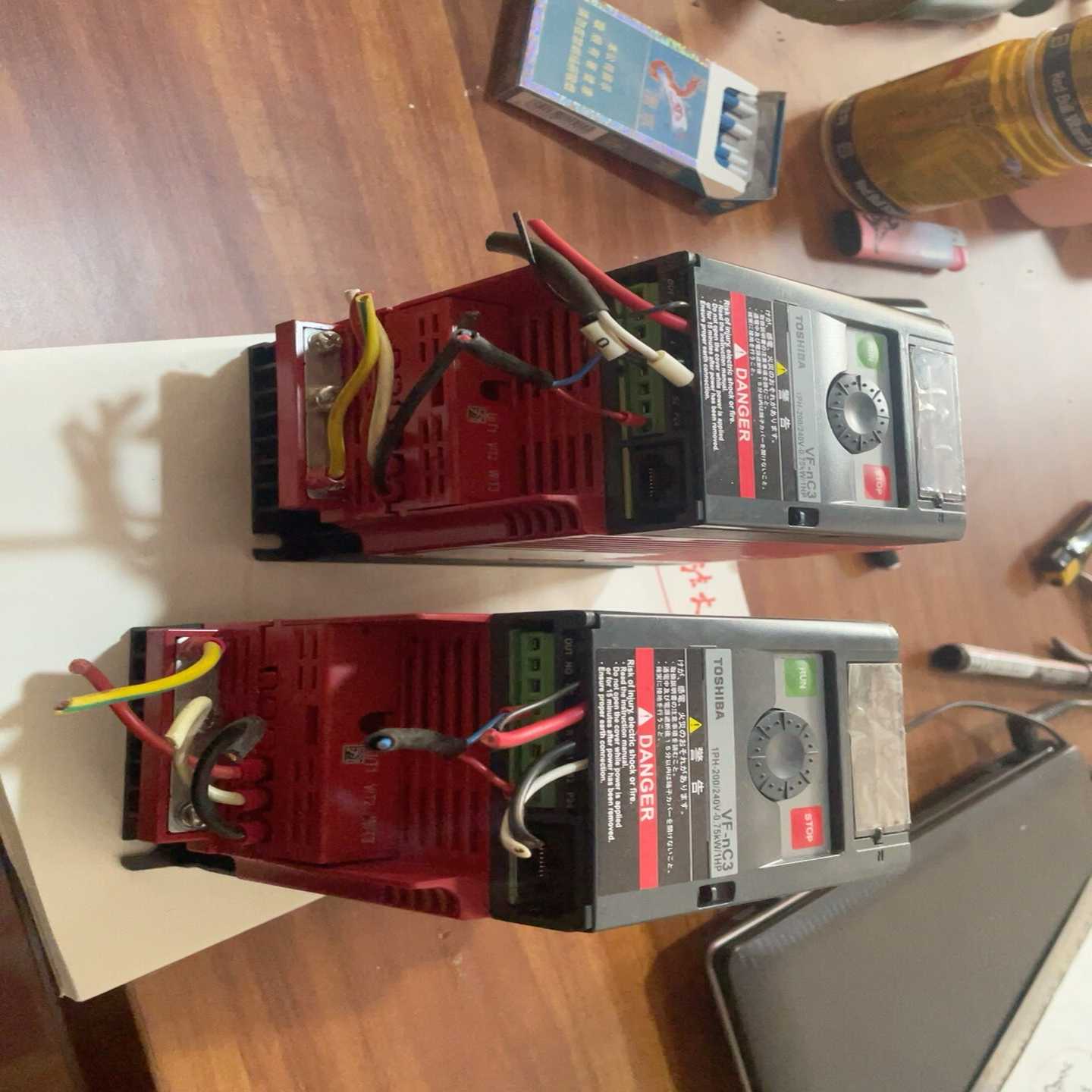 议价东芝变频器0.75kw东芝VFNC3S-2007PL拆机还剩现货/维修c