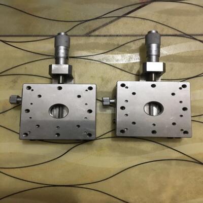 配件成色漂亮的suruga seiki骏河精机不锈钢精密调整台议价