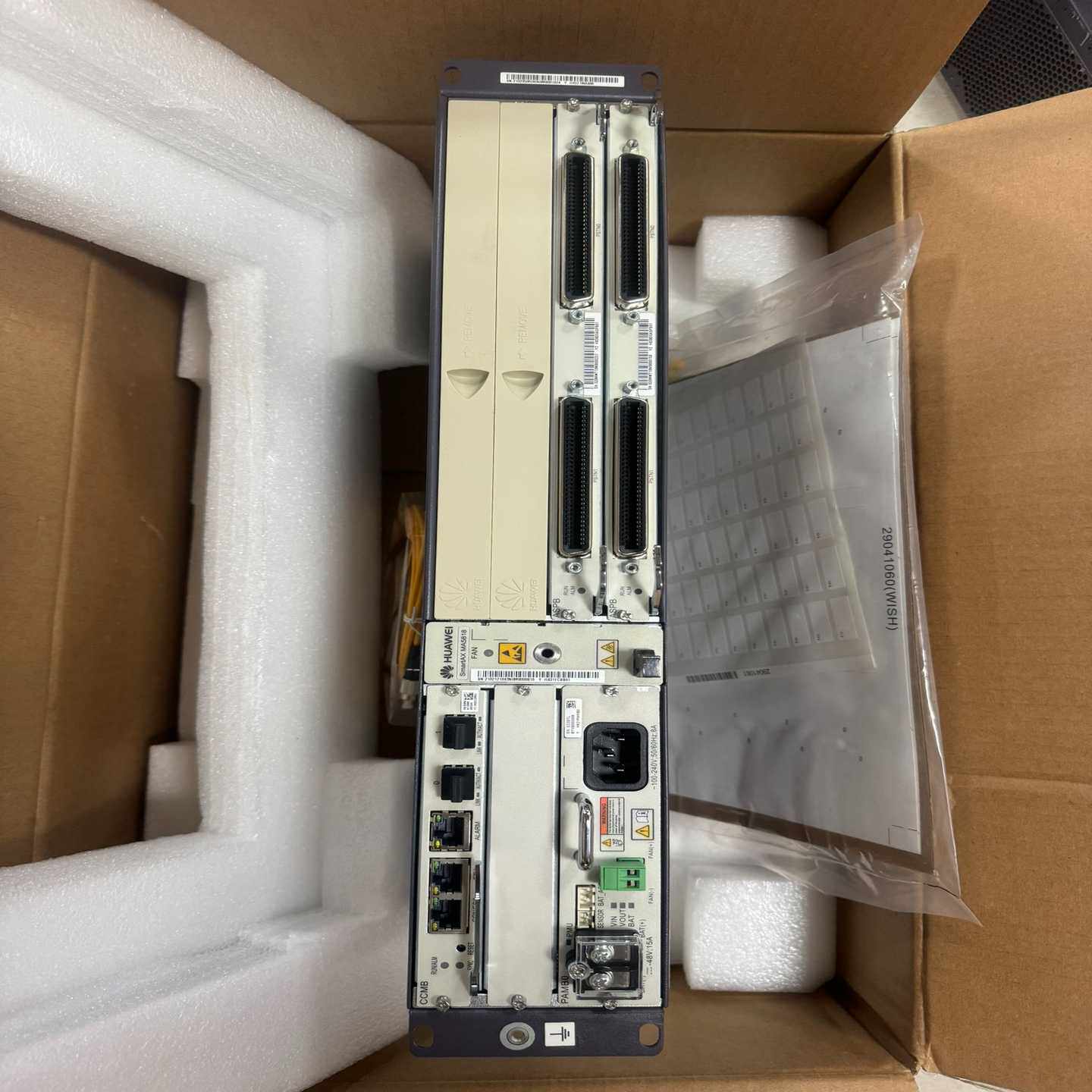 全新原包华为MA5818 接入ONU设备 整机 空机框均有华