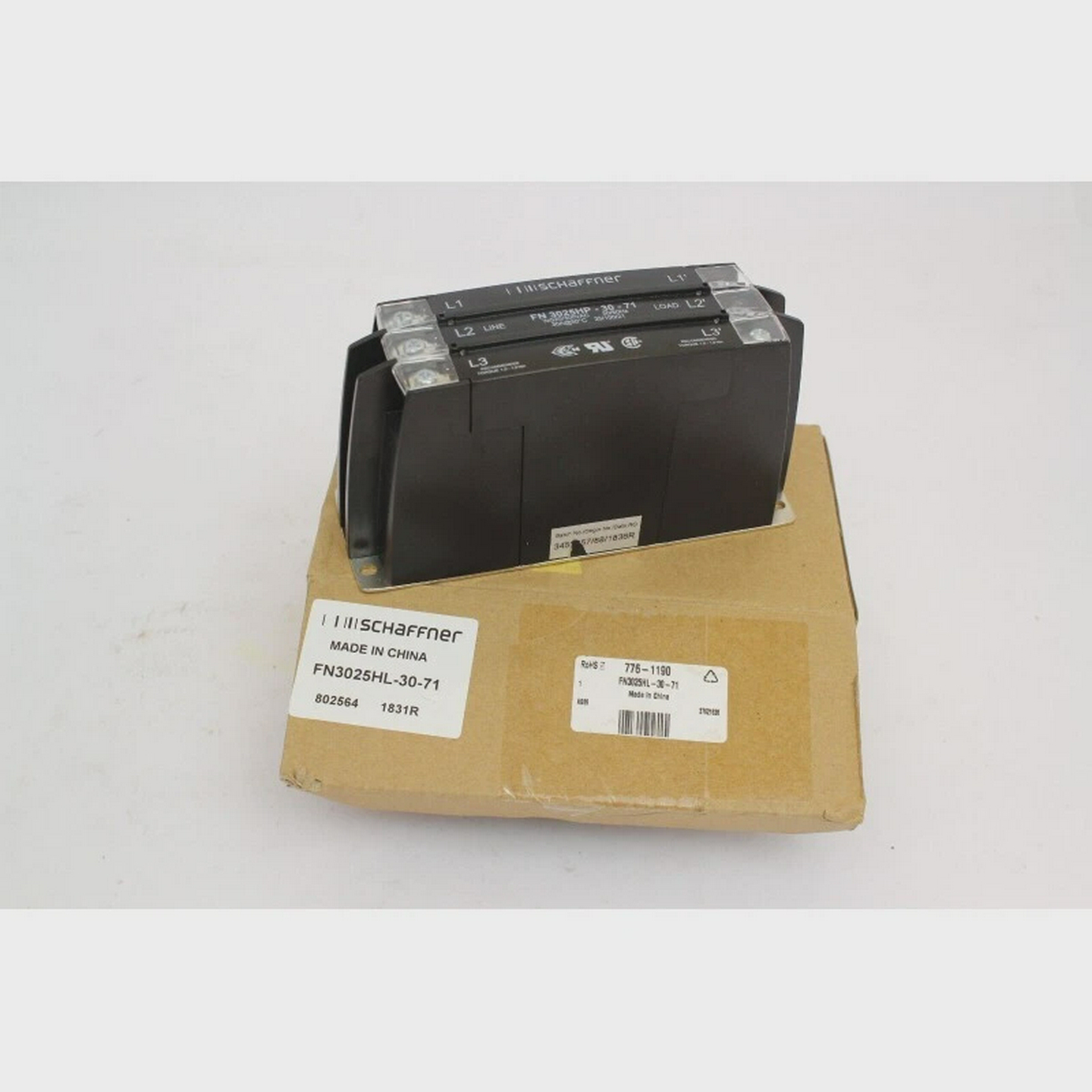 SCHAFFNER802564FN3025HP-30-71PowerlinefiltreOpenbox(