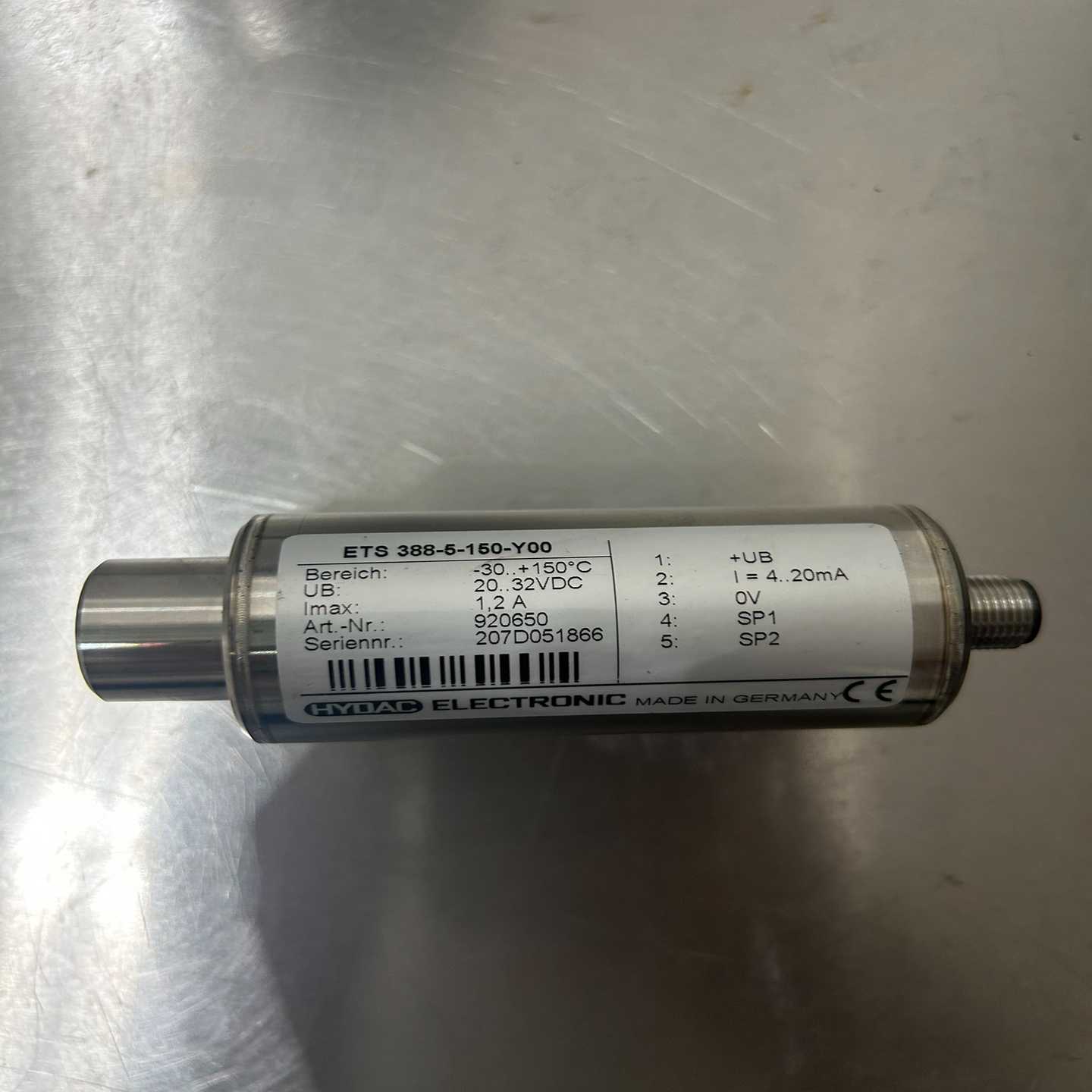 询价全新贺德克压力传感器ETS388-5-150-Y00