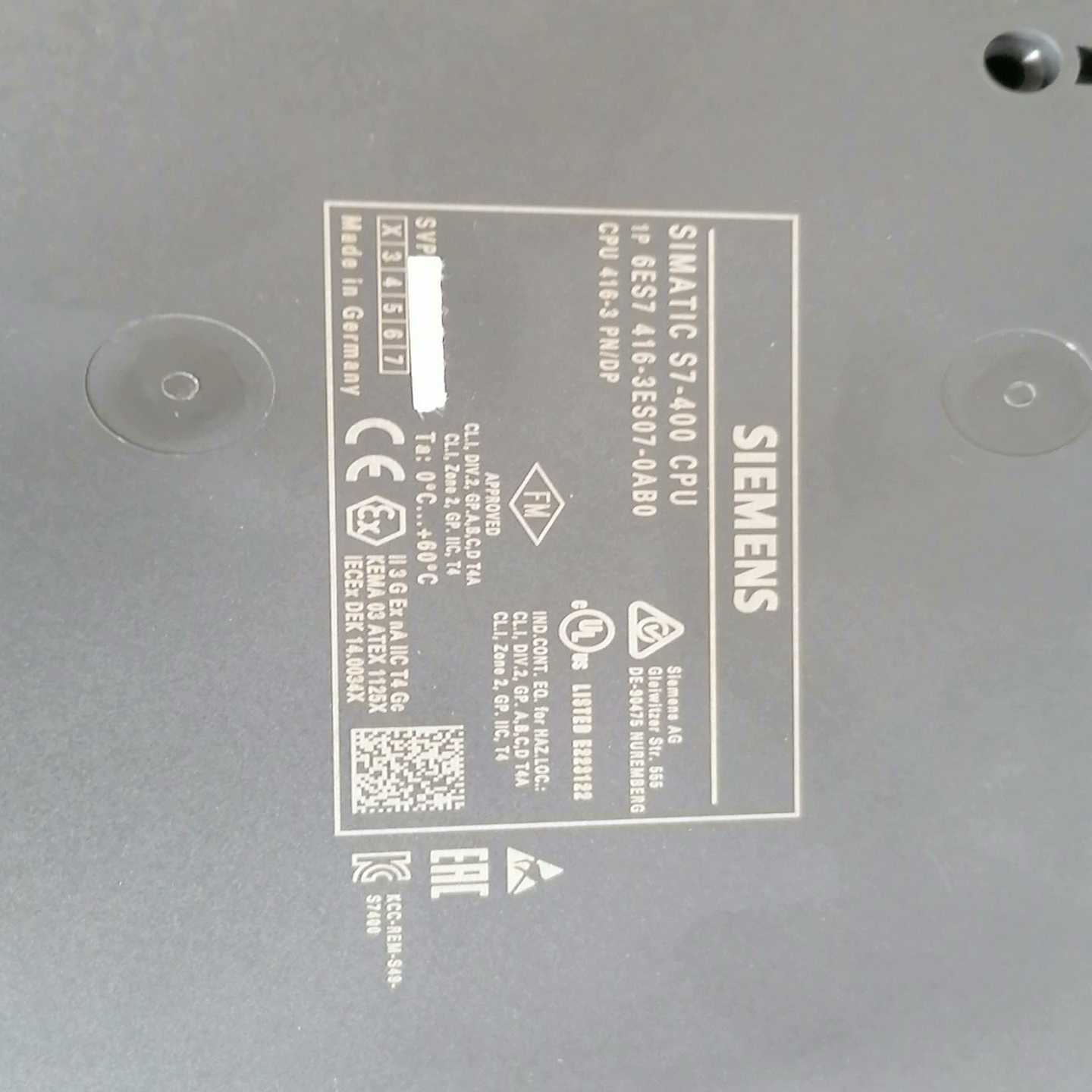 【议价】6ES7416-3ES07-0AB0成色非常漂亮！DP口