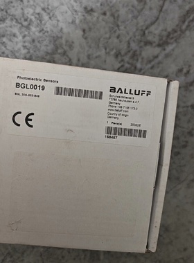 BALLUFFBGL0019巴鲁夫BGL 30A-0【议价】