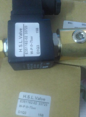 议价H.S.L valve电磁阀E351162-02 33723现货d1q3 15B阀491514Q3