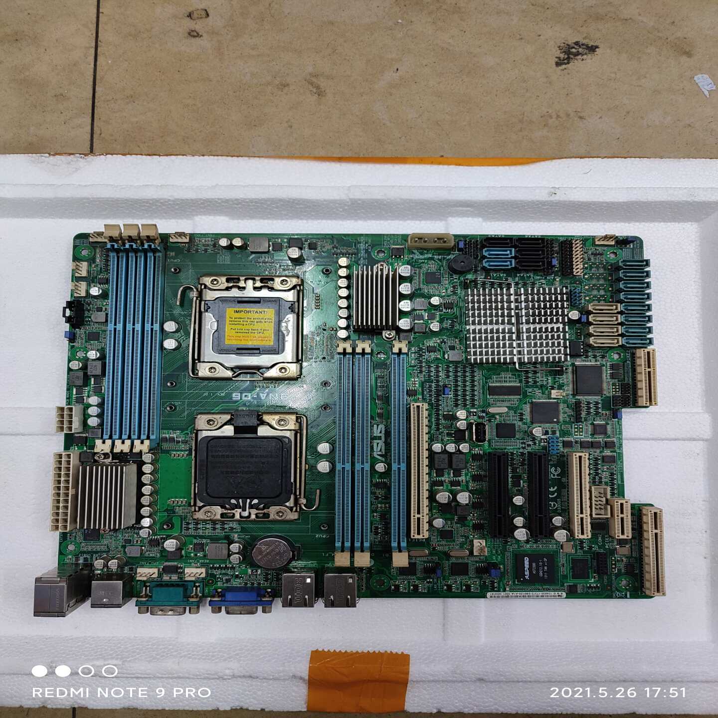 华硕Z9NA-D61356针多SATA双路服务器主板--议价商品