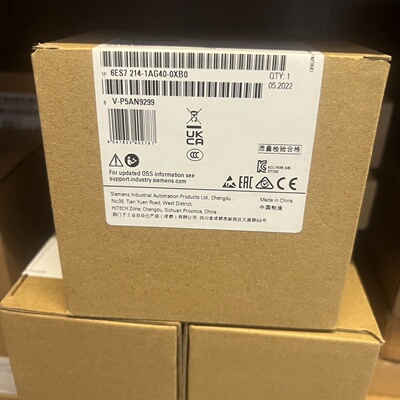 6ES72141AG400XB0原装全新未拆封6E