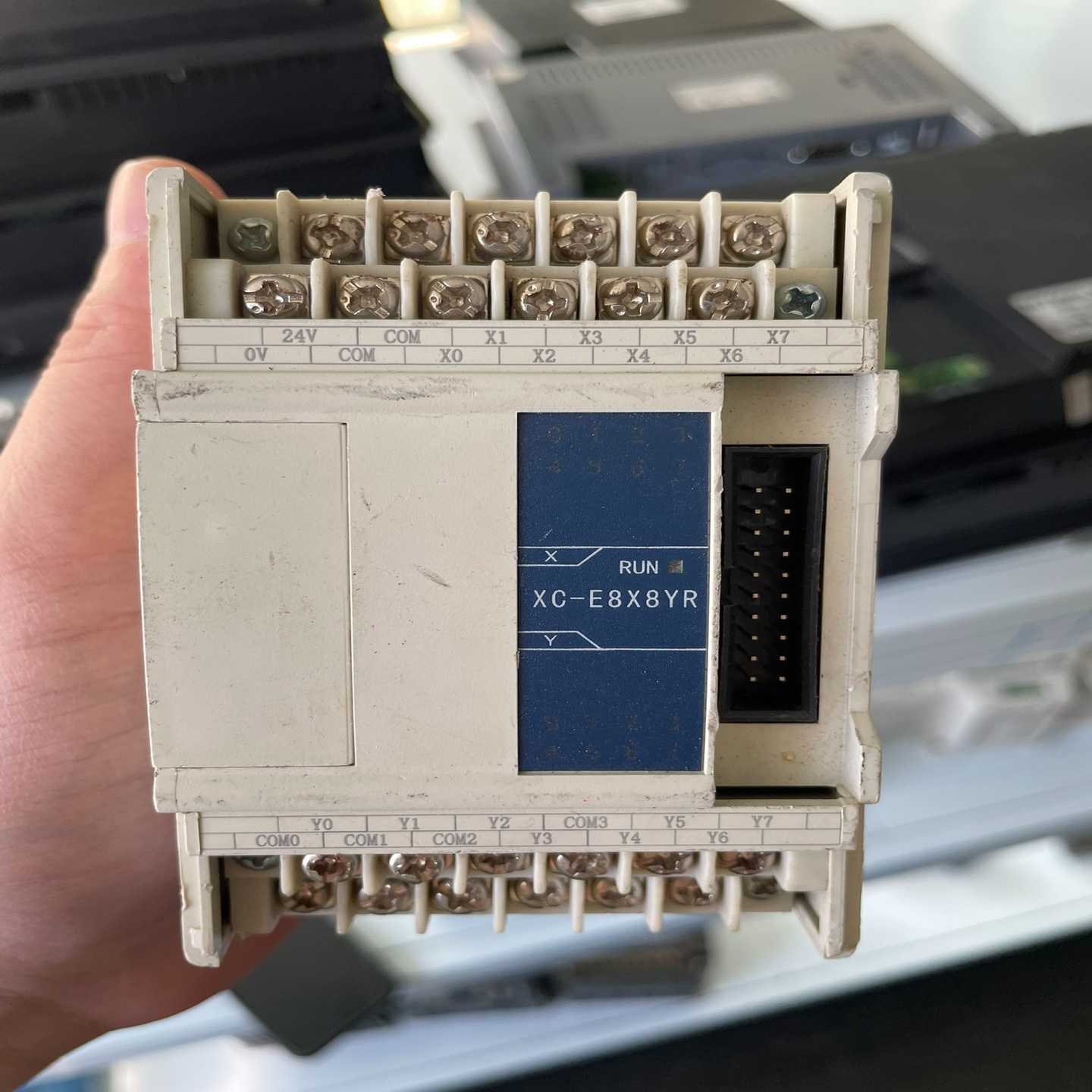 信捷XC-E8X8YR扩展模块，件，成色如图，功能正常，询价