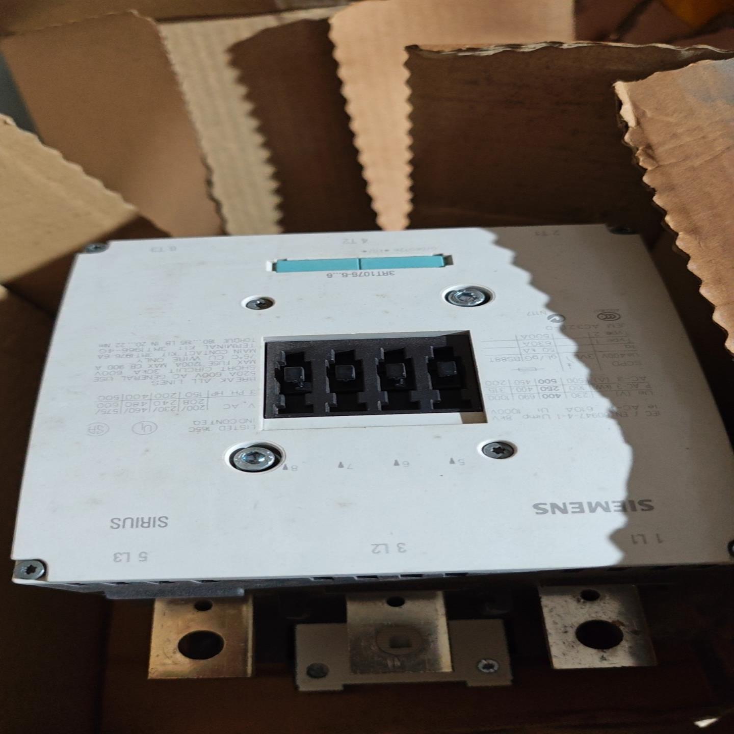 接触器 3RT1076-6AP36 带包装一台 线~询价
