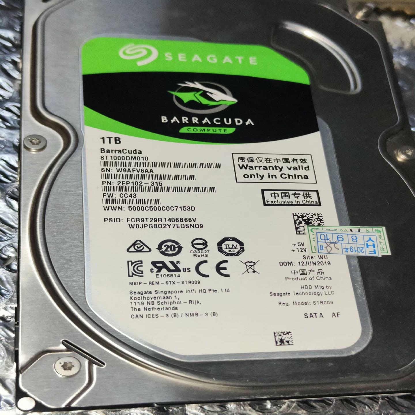 【请询价】ST1000DM010功能正常包好百分百正常1TB