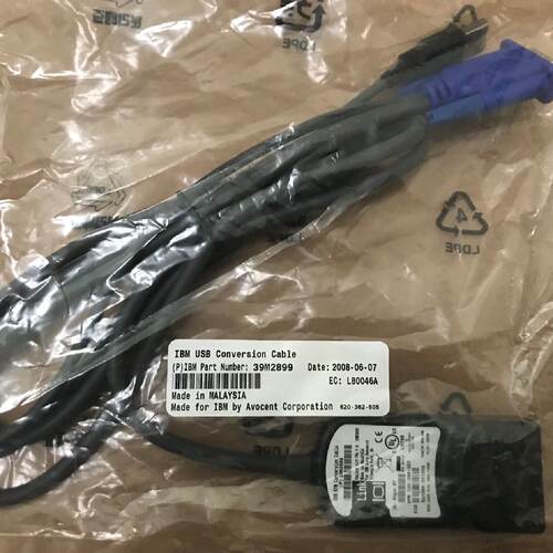 供应原装IBM USB KVM Cable Cat5 39m2895 39M2899 39M2909*