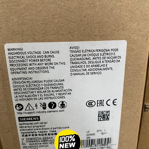 【询价】3RW4056-6BB44软起动器S6-162A-90